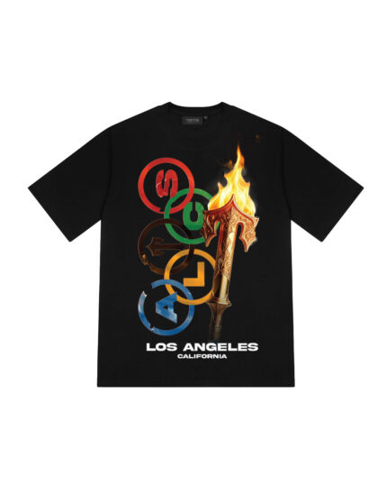 TRAPSTAR X COUGH SYRUP OPENING CEREMONY TEE - BLACK