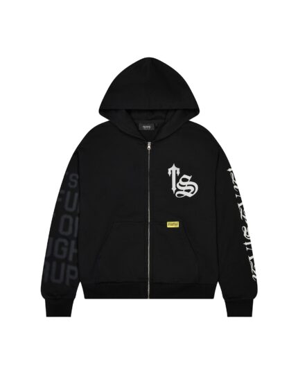 TRAPSTAR X COUGH SYRUP PUFF HOODIE - BLACK