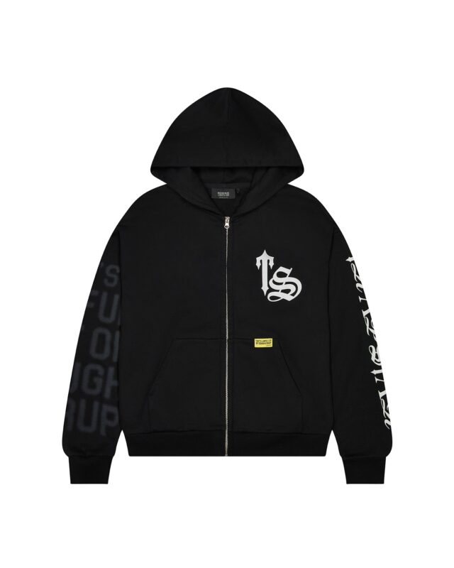 TRAPSTAR X COUGH SYRUP PUFF HOODIE - BLACK