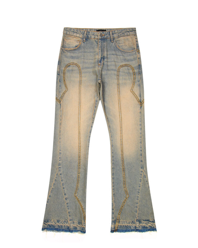 IRONGATE PANEL DENIM JEANS - SANDY BLUE