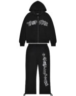 WILDCARD CHENILLE HOODIE TRACKSUIT 2.0 - BLACK