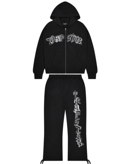 WILDCARD CHENILLE HOODIE TRACKSUIT 2.0 - BLACK