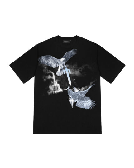 FLYING BIRDS TEE - BLACK